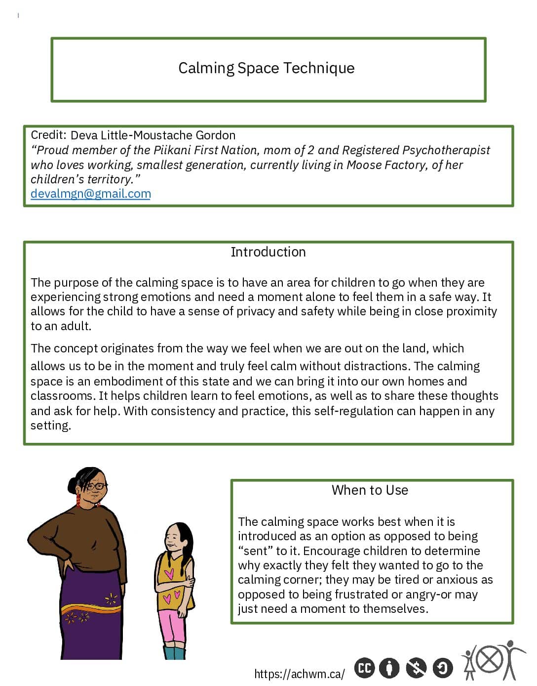 English - Calming Space Technique English - Calming Space Technique