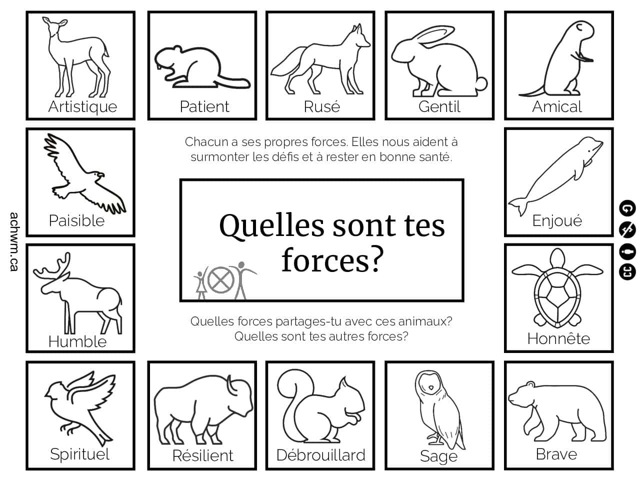 French - Animal Strengths French - Animal Strengths